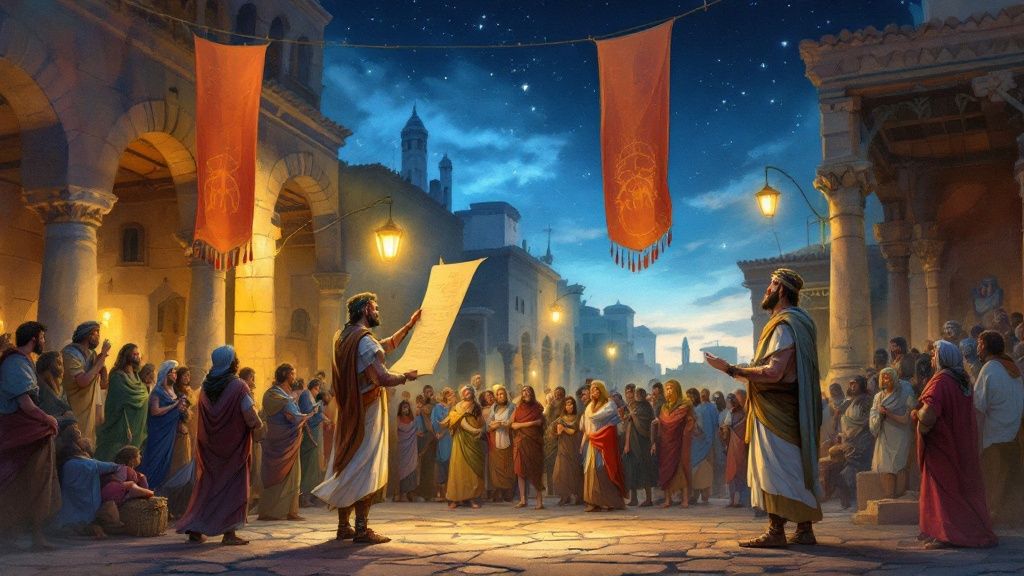 The Story of Christmas illustration